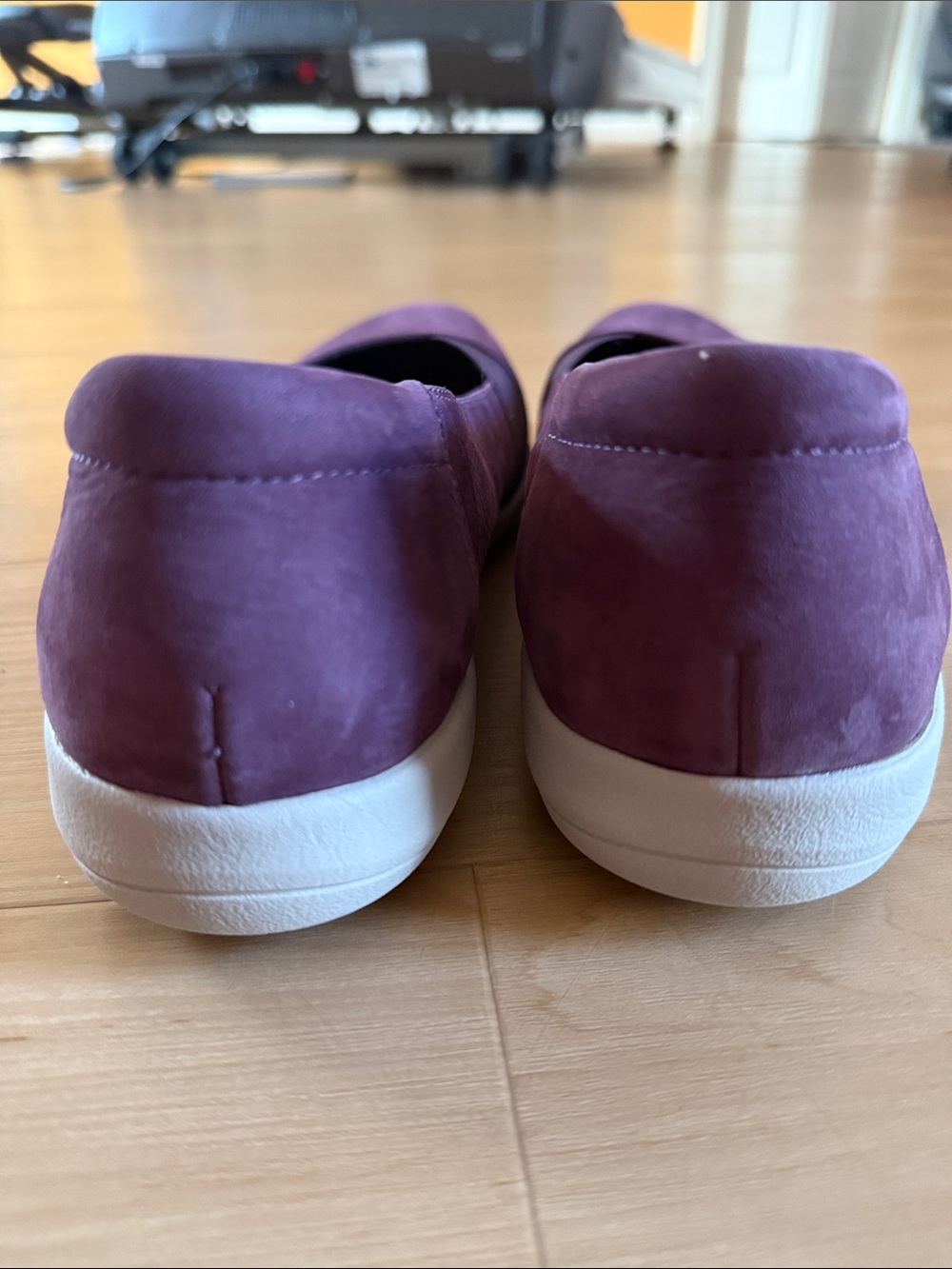 ABEO EMRIE PEW2210 LEATHER BALLET FLAT WOMENS SHOE COMFORT SLIP ON PURPLE SZ 10 - Picture 10 of 12